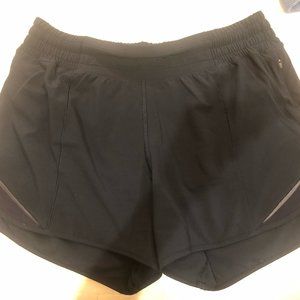 Navy Lululemon Hotty Hot shorts